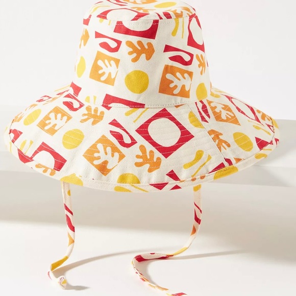 Lack of Color NWT Holiday Bucket Hat in Formes Sun Print - Picture 3 of 9